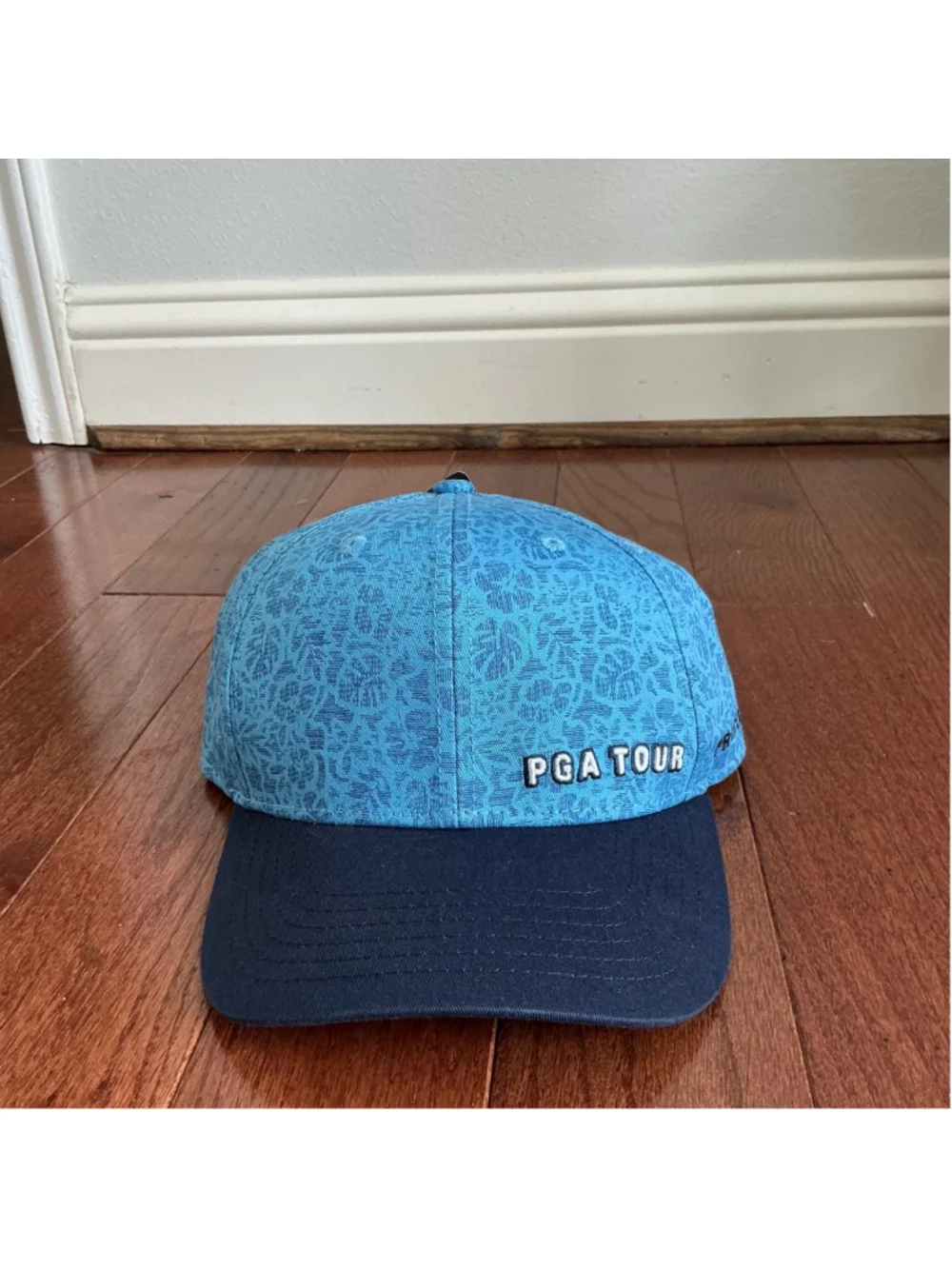 Men's PGA TOUR Pro series Blue Navy Patterned Baseball Cap One Size